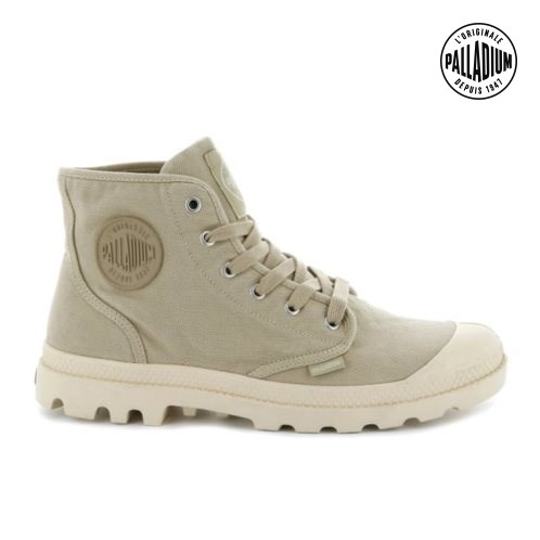 Light Green Palladium Pampa Hi Men's Boots | ZA-278GRCS