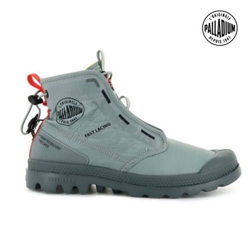 Light Green Palladium Pampa Travel Lite Men's Boots | ZA-905DFHY