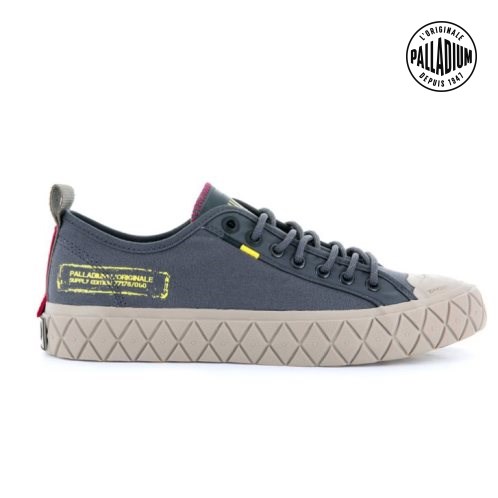 Navy Palladium Palla Ace Supply LO Low Tops Men's Sneakers | ZA-843DPBC