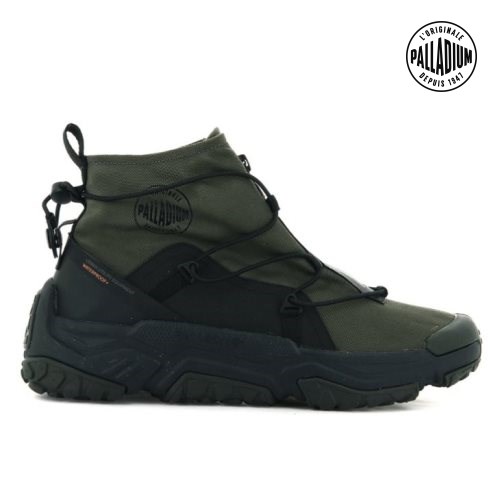 Olive Palladium Off-grid Hi Zip Waterproof + Women's Sneakers | ZA-043LWRG