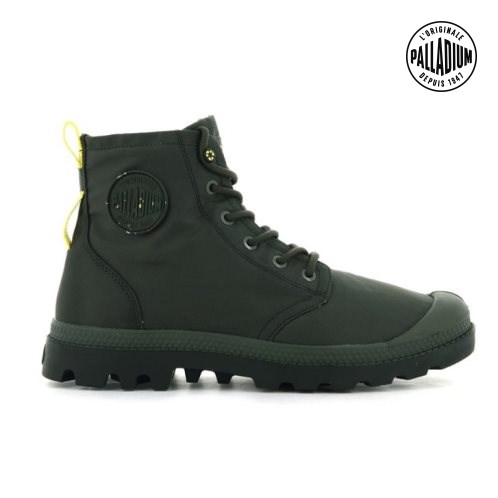 Olive Palladium Pampa Recycle Waterproof+ 2 Women's Boots | ZA-678WAQN