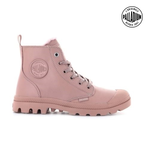 Rose Palladium Pampa Hi Zip Leather S Women's Boots | ZA-564BOEA