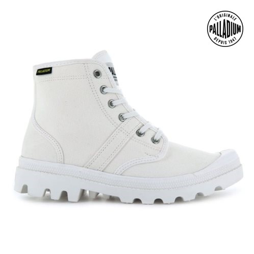 White Palladium Pallabrousse Men's Boots | ZA-753WIXD