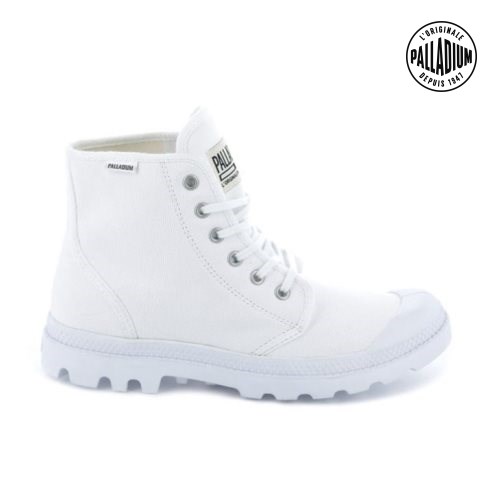 White Palladium Pampa Hi Originale Men's Boots | ZA-067GWKA