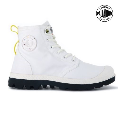 White Palladium Pampa Recycle Waterproof+ 2 Men's Boots | ZA-207TQMH